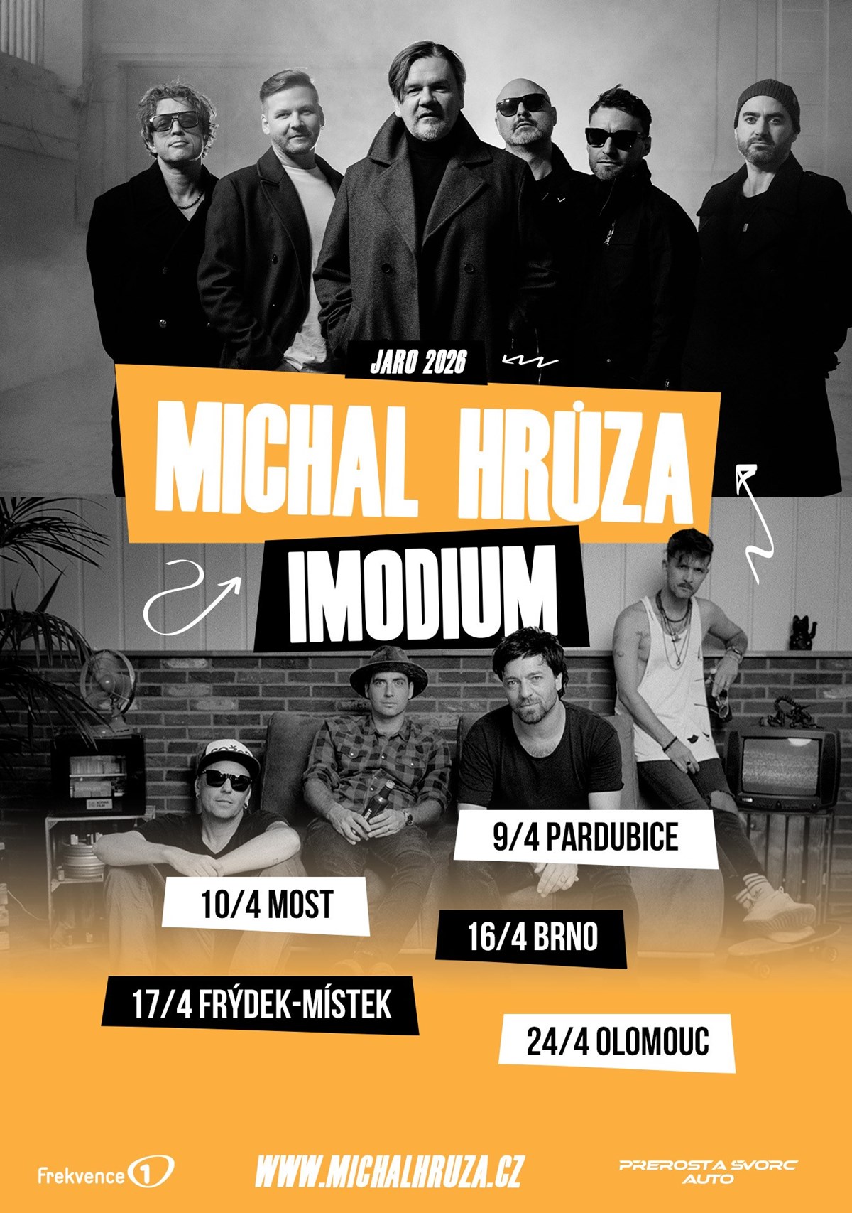 Michal Hrůza + Imodium - JARO 2026 tour - Brno