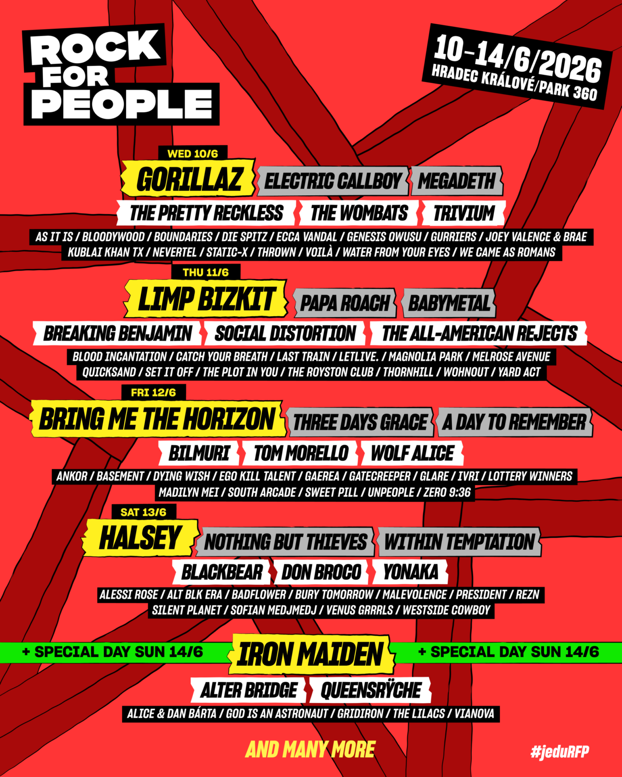 Rock for People 2026 - Hradec Králové