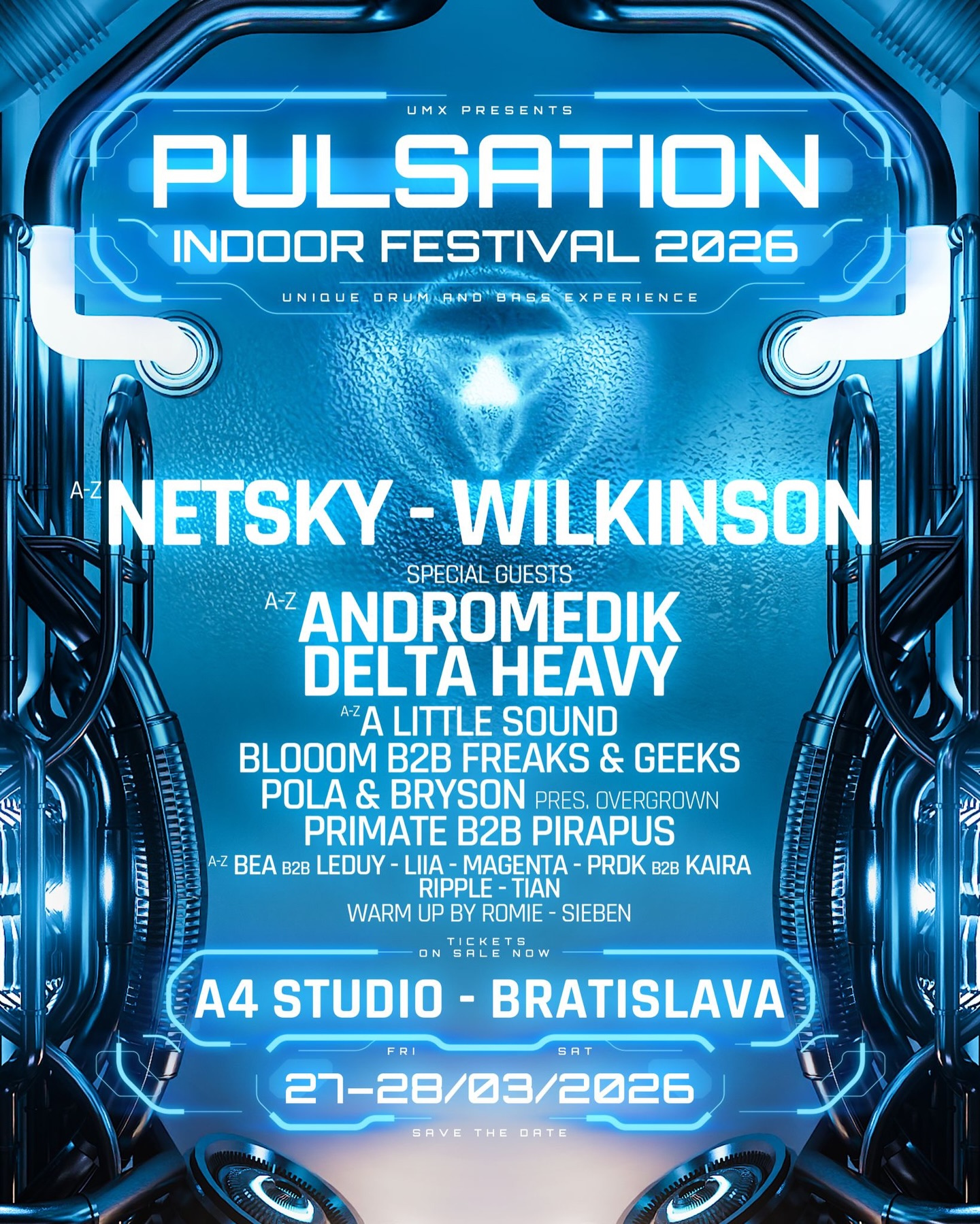 Pulsation Indoor Festival 2026 - Bratislava
