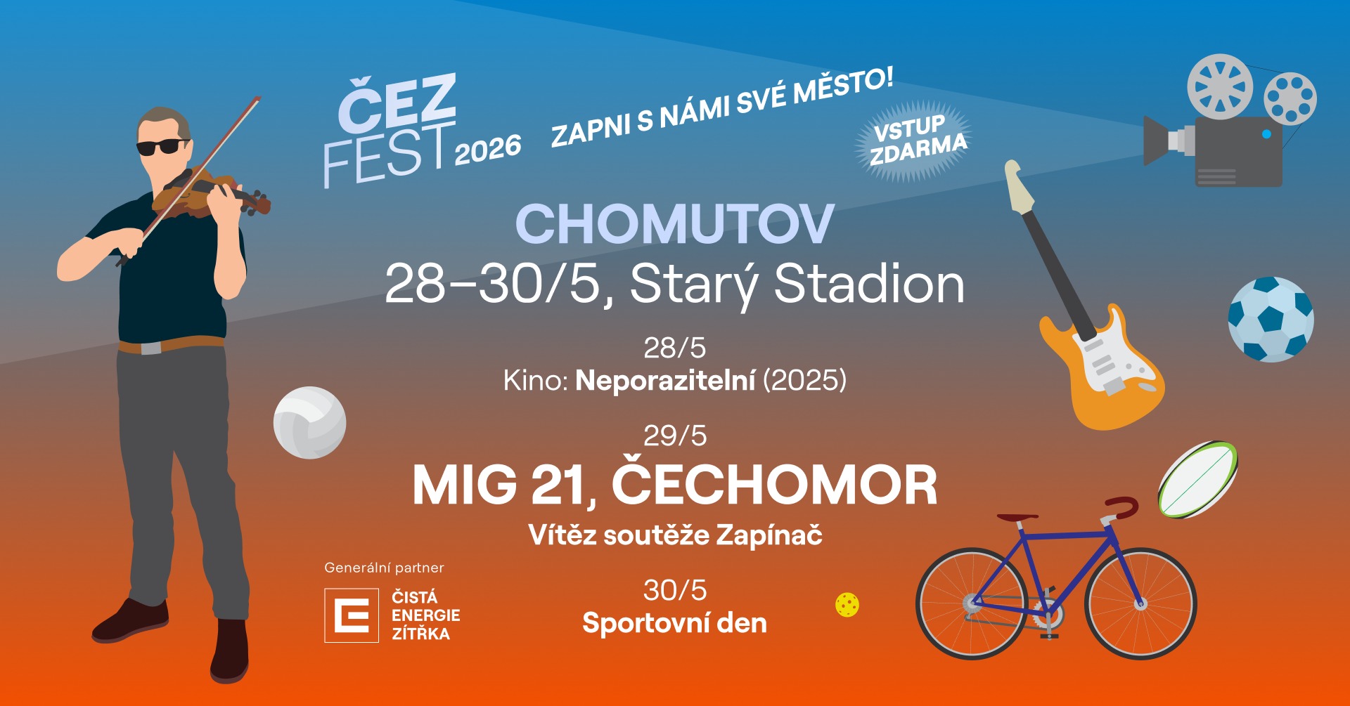 ČEZ FEST 2026 - Chomutov