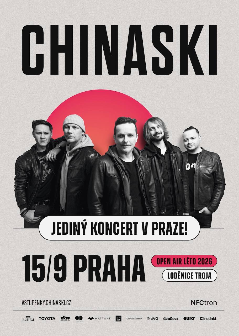 Chinaski - Open air léto 2026 - Praha