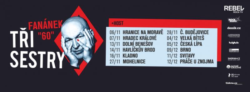 Tři sestry - Fanánek „60“ Tour 2026 - Hradec Králové