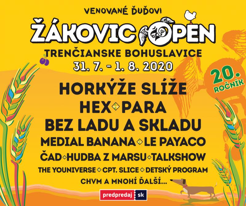Žákovic Open oslávi 20 rokov, organizátori  festival venovali Ďuďovi