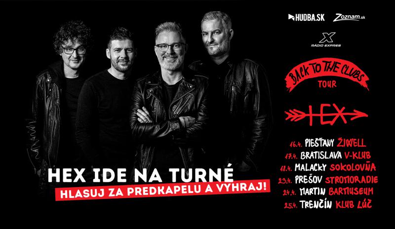 Výzva HEXu oslovila množstvo kapiel, rozhodnite o tom, ktoré si zahrajú na turné