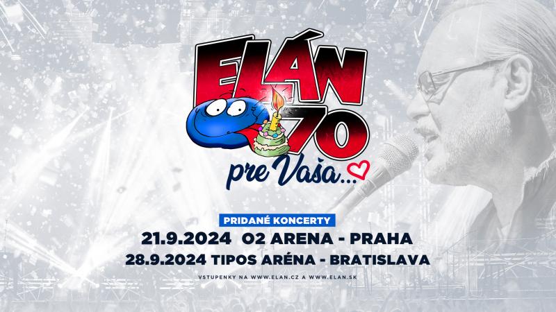 ELÁN PŘIDÁVÁ DVA KONCERTY DO VYPRODANÝCH HAL. ZAHRAJE NA POČEST VAŠO PATEJDLA.