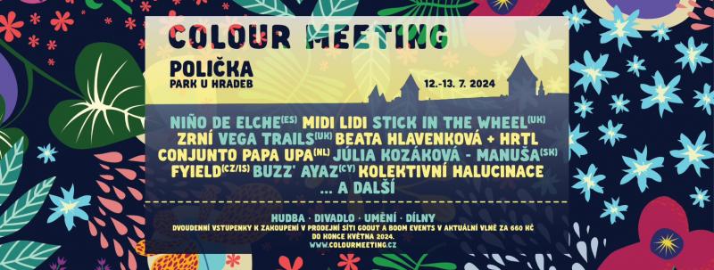 Colour Meeting v Poličce rozšiřuje line-up. Nabídne výrazná zahraniční jména jako Niño de Elche i stálice české scény Zrní