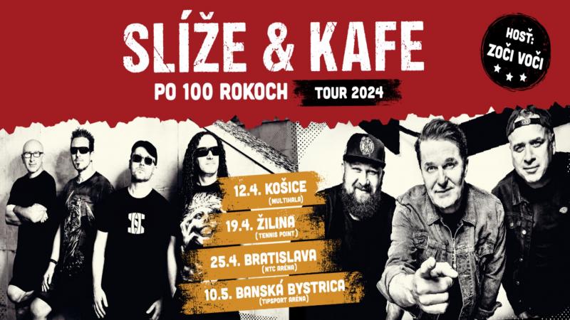 O mesiac štartuje SLÍŽE & KAFE Po 100 rokoch Tour 2024, Bratislava je vypredaná, v ostatných mestách zostávajú posledné vstupenky