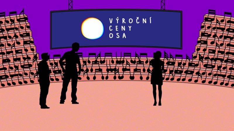 Výroční ceny OSA za rok 2023: Vítězství ve třech kategoriích si odnesl Calin. Ocenění získali i Theodor Vachler, Darja Kukal Moiseeva, ÜBeatz, Jan Slabák či Karel Vacek