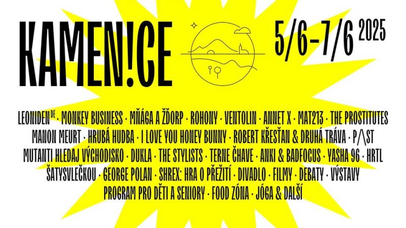 Do České Kamenice míří Leoniden (DE), Monkey Business, Mňága a Žďorp, Annet X i The Prostitutes