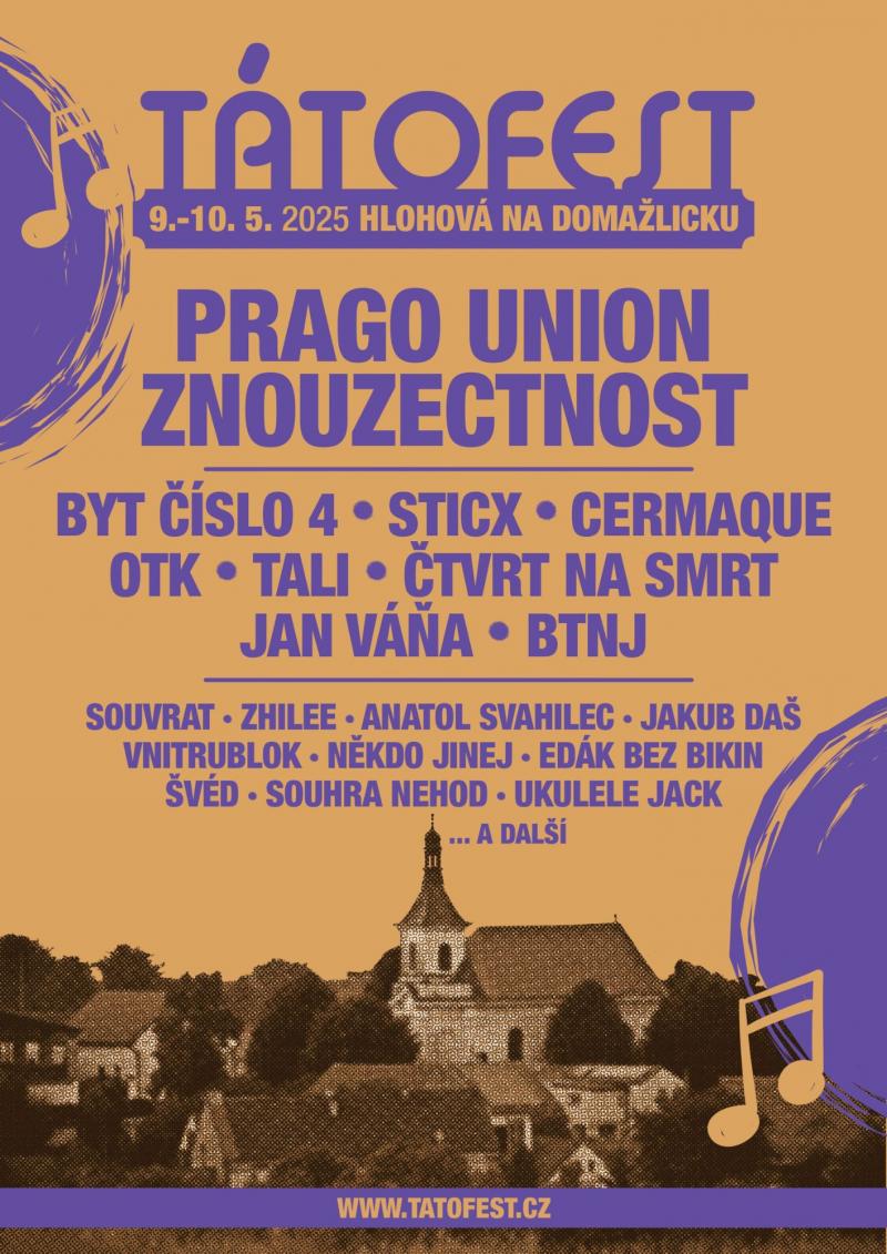 TátoFest 2025: Kousek od Plzně proběhne oslava hudby i poezie