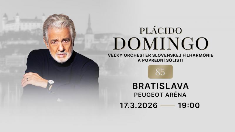 Operná legenda Plácido Domingo prichádza do Bratislavy s veľkolepým galavečerom k 85. narodeninám