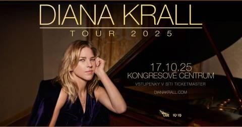 Diana Krall, uhrančivá jazzová zpěvačka a klavíristka, držitelka Grammy a dalších ocenění, okouzlí 17. října Prahu