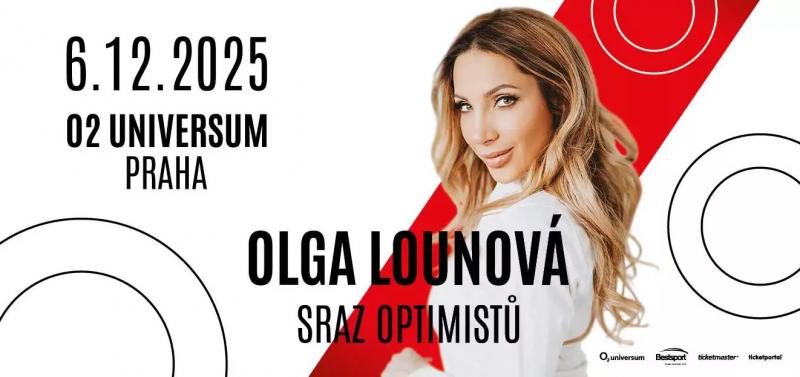 Olga Lounová míří do pražského O2 universa a oznamuje radostnou novinu
