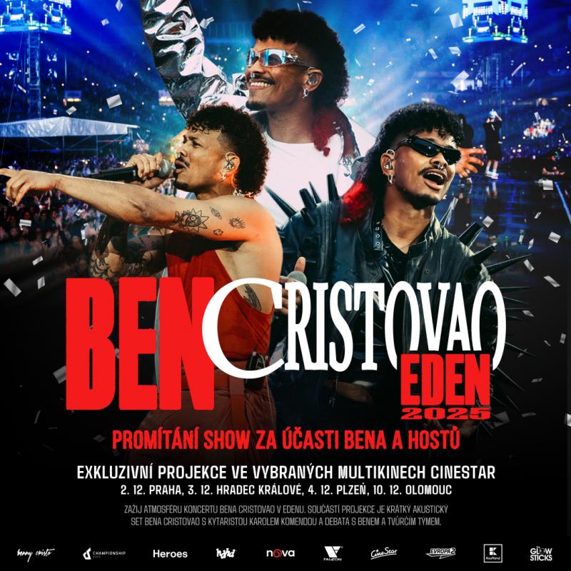 Vyprodaný Eden Bena Cristovao znovu ožívá – tentokrát v kinech!