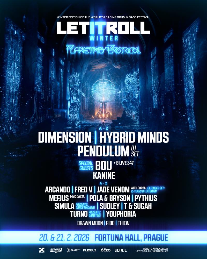 Let It Roll oznamuje kompletní line up zimní edice 2026 a představuje první zásadní novinky pro letní festival